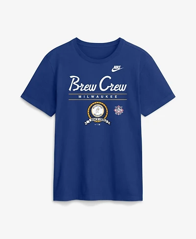 Nike Men's Milwaukee Brewers Cooperstown Graphic Short-Sleeve T-Shirt