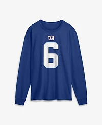 Nike Men's New York Giants Jaxson Dart Jersey-Like Long Sleeve T-Shirt