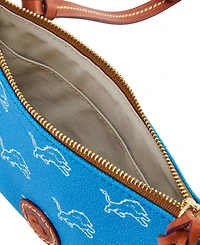 Dooney & Bourke Detroit Lions Top Zip Crossbody Bag