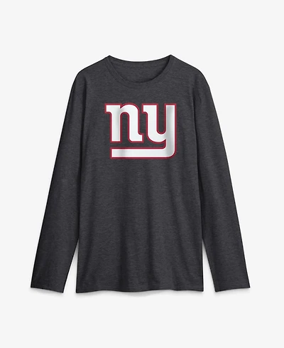 Logo Athletic Men's New York Giants Long Sleeve Crewneck T-Shirt