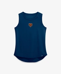 Fanatics Women's Chicago Bears Scoop Neck Draped Mesh Back Tank Top