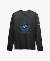 Nike Men's Detroit Lions Legend Icon Dri-fit Long-Sleeve T-Shirt