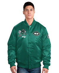 Starter Men's New York Jets Varsity Full-snap Satin-Lined Jacket, Created for Macy's