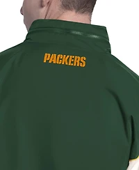 Starter Men's Green Bay Packers The Gust Water-Resistant Full-Zip Hooded Jacket