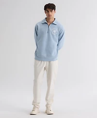 Fanatics Men's New York Yankees Iconic Relaxed Fit Quarter-Zip Long-Sleeve Sweatshirt