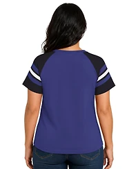 Starter Plus Chicago Bears Game On Notch Neck Raglan T-Shirt