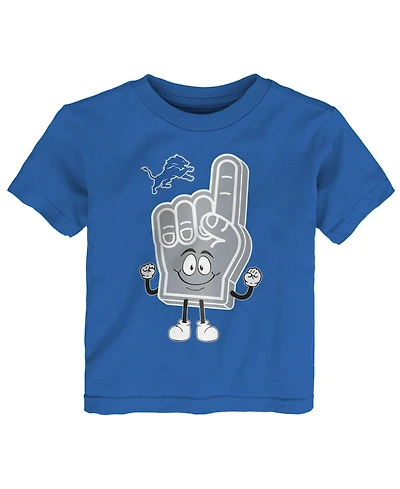 Outerstuff Baby Boys and Girls Blue Detroit Lions Handy Man T-Shirt