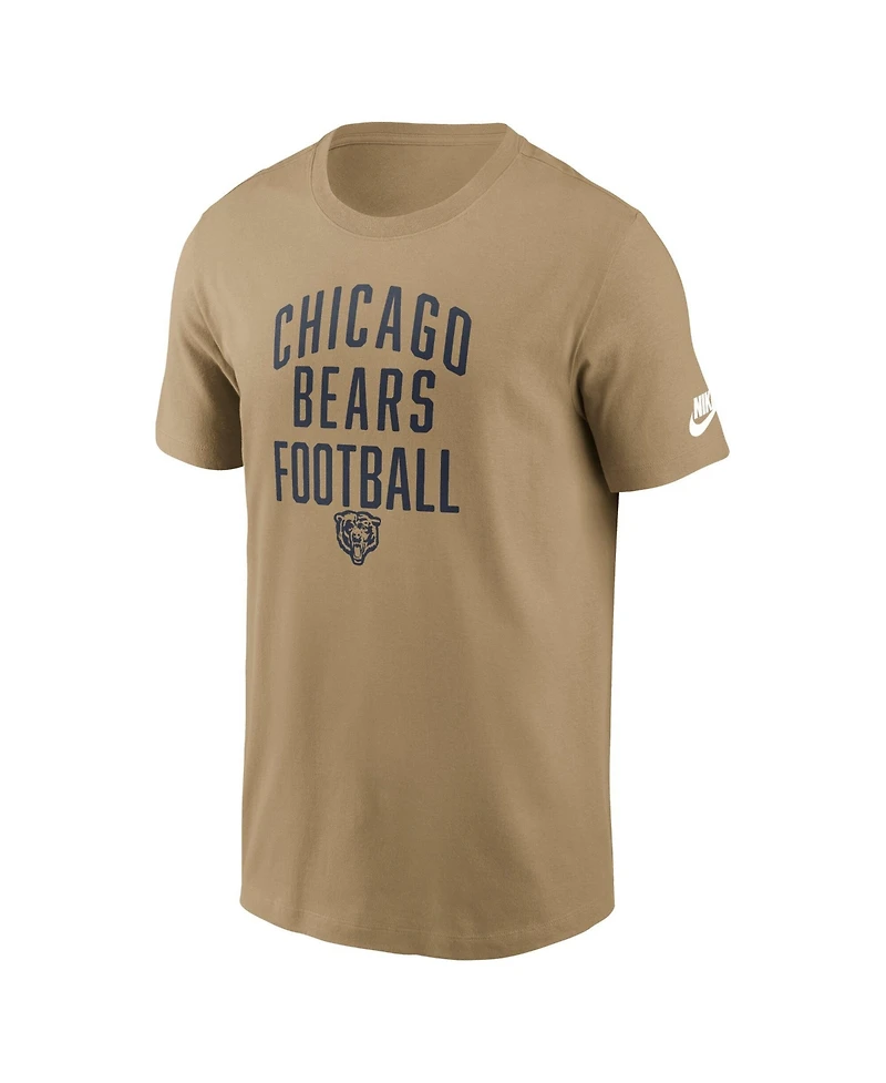 Nike Men's Chicago Bears Rewind Essential Vintage Cotton T-Shirt