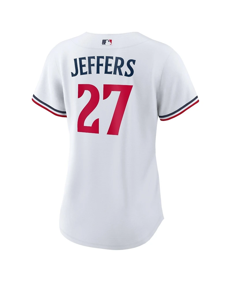 Nike Women's Minnesota Twins Ryan Jeffers 27 Replica V-Neck Short-Sleeve Jersey
