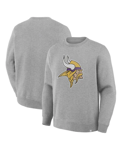 Fanatics Men's Minnesota Vikings Legacy Relaxed-Fit Distressed Crewneck Sweatshirt