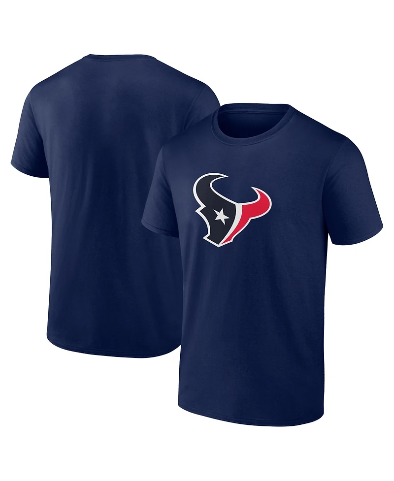 Logo Athletic Men's Houston Texans Classic-Fit Crewneck T-Shirt