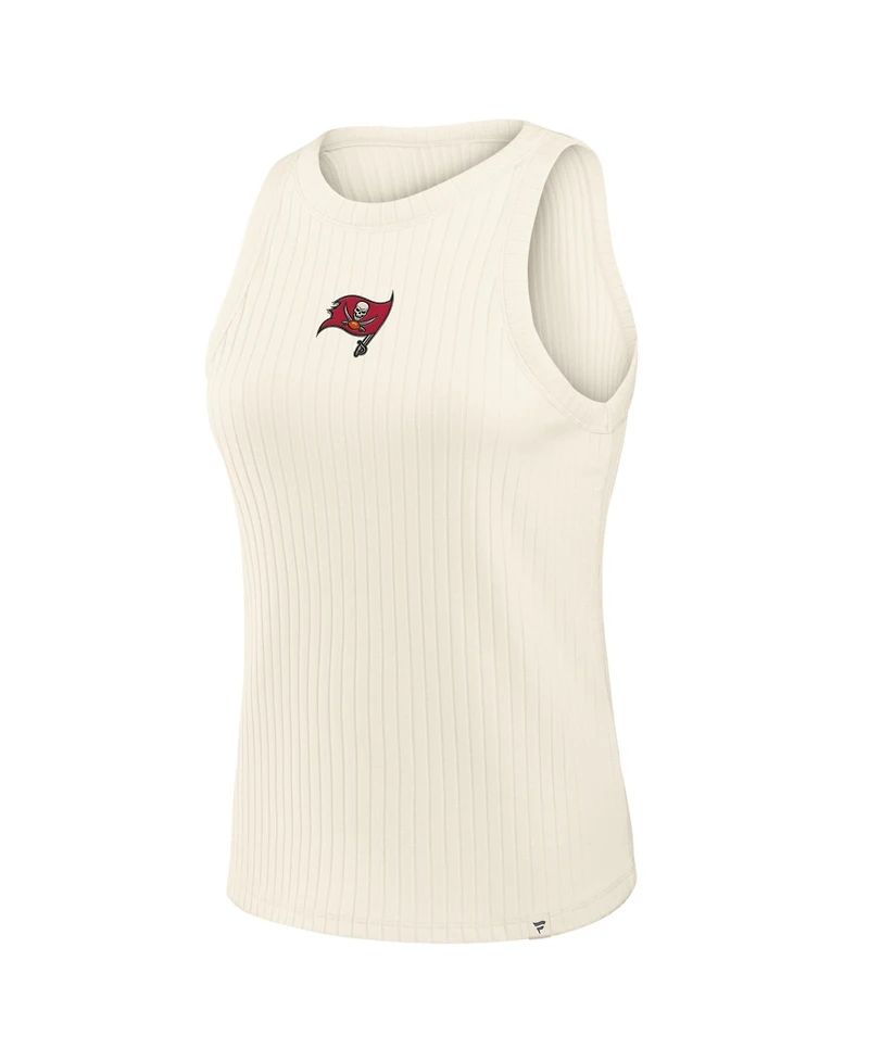 Fanatics Women's Tampa Bay Buccaneers Star Play Sleeveless Slim-Fit Ribbed Tank Top