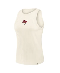 Fanatics Women's Tampa Bay Buccaneers Star Play Sleeveless Slim-Fit Ribbed Tank Top