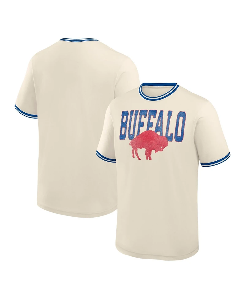 Fanatics Men's Buffalo Bills Time Honored Tradition Relaxed-Fit Graphic Ringer T-Shirt