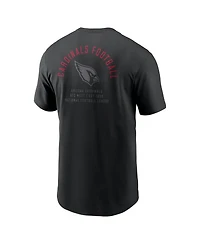 Nike Men's Arizona Cardinals Cotton Crewneck Screen-Print Graphics T-Shirt