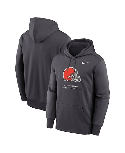 Nike Men's Cleveland Browns Toss Sweep Long Sleeve Hoodie