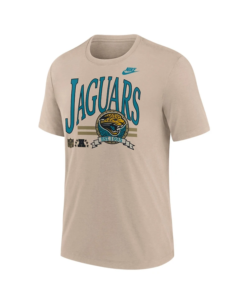 Nike Men's Jacksonville Jaguars Rewind Tri-Blend Retro T-Shirt
