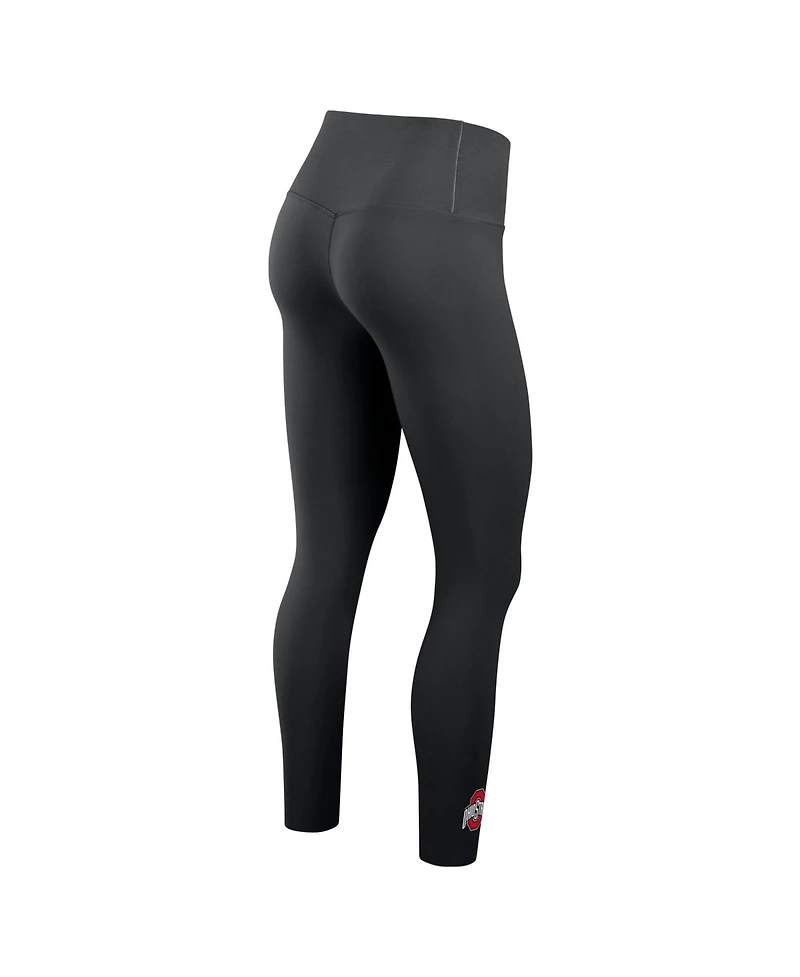 Nike Women's Ohio State Buckeyes Zenvy High-Waisted 7/8 Dri-fit Leggings