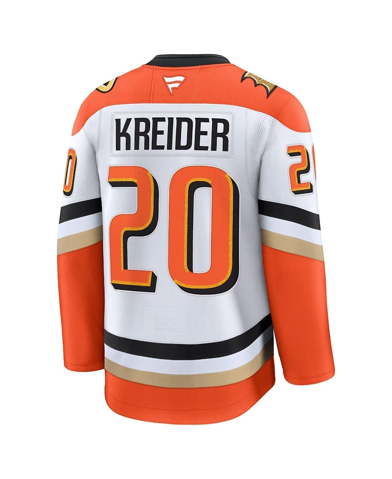 Fanatics Men's Anaheim Ducks Chris Kreider Away Premium Jersey