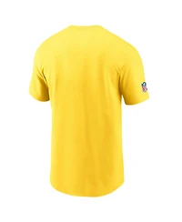 Nike Men's Los Angeles Rams Classic Sol Sideline Final Sprint Screen Print T-Shirt