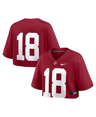 Nike Women's Alabama Crimson Tide Crop V-Neck Jersey