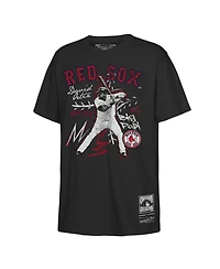 Mitchell & Ness Big Boys and Girls David Ortiz Black Boston Red Sox Chalked Up Player T-Shirt