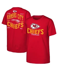 Outerstuff Boys' and Girls' Kansas City Chiefs Top Pick Screen Print Graphics T-Shirt