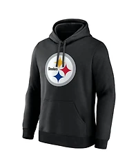 Logo Athletic Men's Pittsburgh Steelers Primary Fleece Hoodie