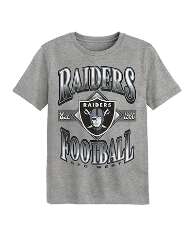 Outerstuff Boys' and Girls' 2T-5T Las Vegas Raiders Of Days Past Retro Graphic T-Shirt