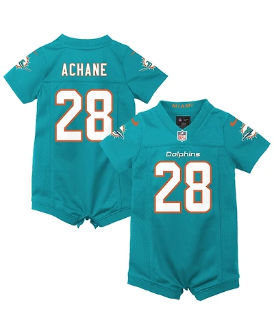 Nike Baby Boys' and Girls' De'Von Achane V-Neck Miami Dolphins Romper