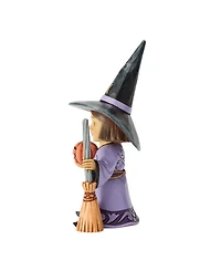 Jim Shore Halloween Witch with Broom Figurine