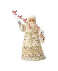 Jim Shore Heartwood Creek Santa with Cardinal Figurine