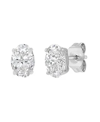 Macy's Igi Certified Lab-Grown Diamond Stud Earrings (1 ct. t.w.) in 14k White Gold