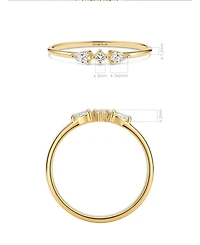 Devata Trio Ring 14K Gold