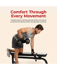 Sunny Health & Fitness Weightlifting Gloves, Medium