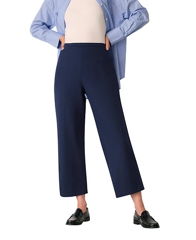Whistles Women's Camilla Cropped Wide-Leg Trousers
