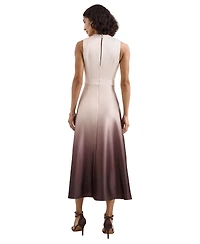 Phase Eight Women's Cheryl Ombre Cowl Neck Midi Dress