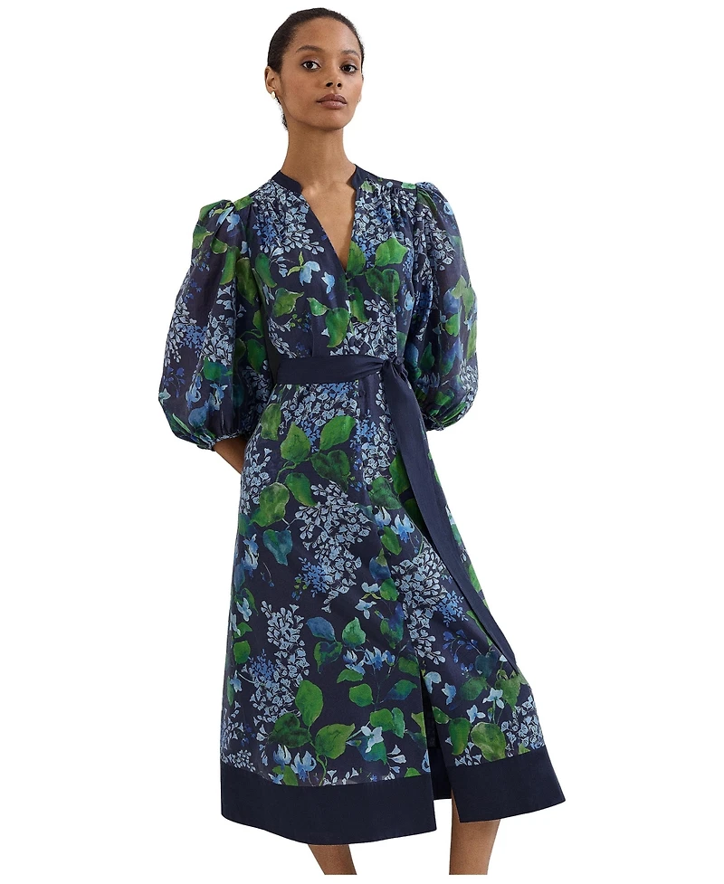 Phase Eight Women's Nixie Printed Midi Wrap Dress