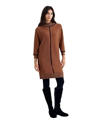 Phase Eight Women's Hallie Mock-Neck Long-Sleeve Sweater Dress