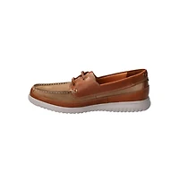 Mephisto Trevis Full-Grain Leather Round-Toe Boat Shoes