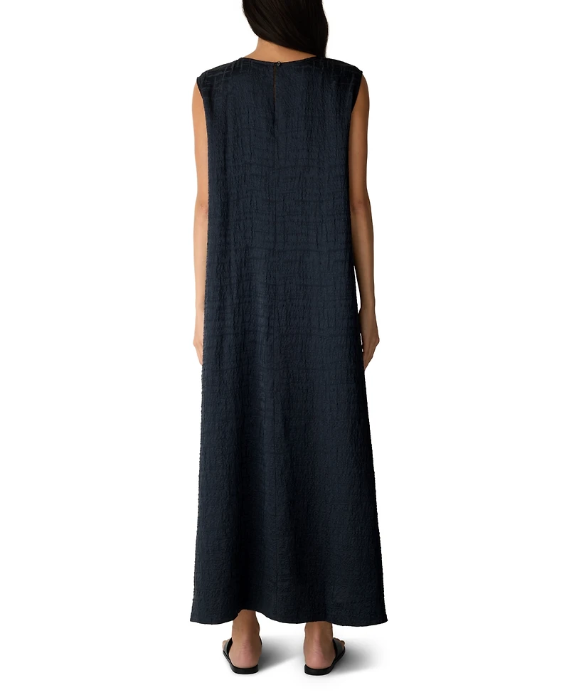 Eileen Fisher Women's Silk Sleeveless Maxi Dress