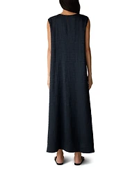 Eileen Fisher Women's Silk Sleeveless Maxi Dress