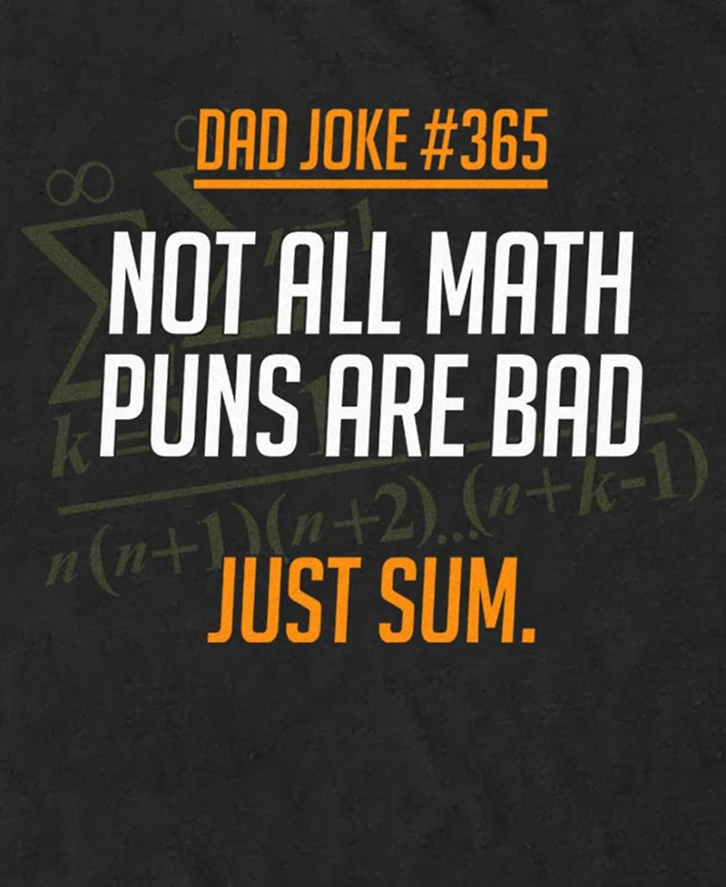 Fifth Sun Men's Dad Joke Number365 Graphic Cotton T-Shirt