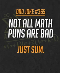 Fifth Sun Men's Dad Joke Number365 Graphic Cotton T-Shirt