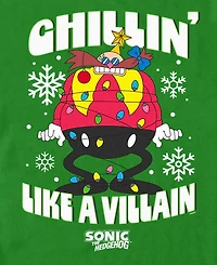Fifth Sun Men's Naughty Egg Sonic the Hedgehog Graphic T-Shirt