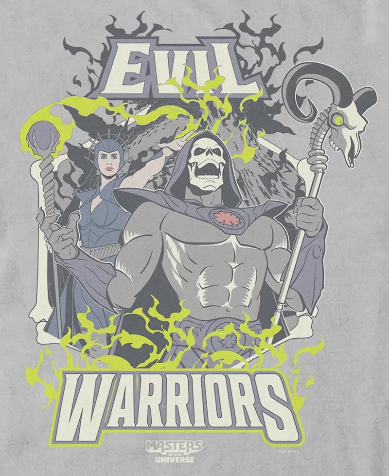 Fifth Sun Men's He Man Evil Retro Graphic Crew Neck T-Shirt