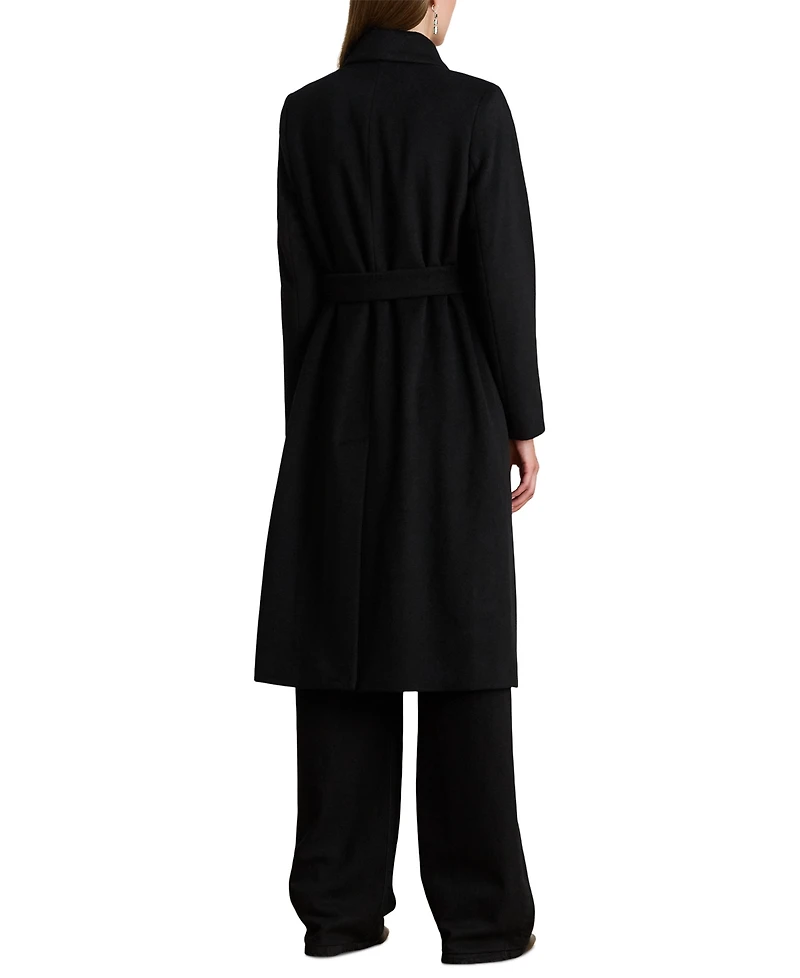 Lauren Ralph Women's Belted Single-Breasted Wool-Blend Coat