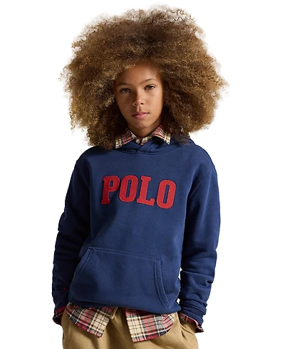 Polo Ralph Lauren Boys' 8-20 Logo Fleece Hoodie