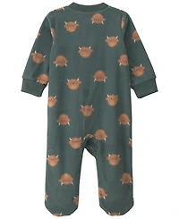 Carter's Baby Boys' 2-way Zip Footed Fleece Sleep & Play Pajamas