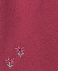 Carter's Toddler Girls' 2T-5T Long-Sleeve Wide-Leg Floral-Print Top and Pants, 2-Piece Set